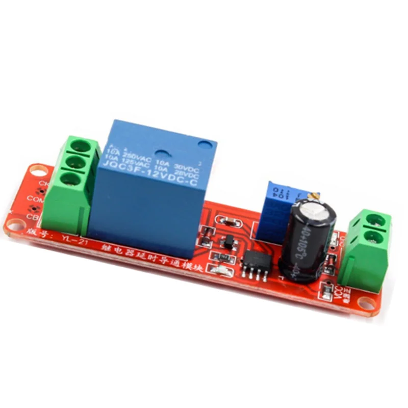 NE555 Timer Switch Adjustable Module Time delay relay Module DC 12V Delay relay shield 0~10S 1PCS power relay