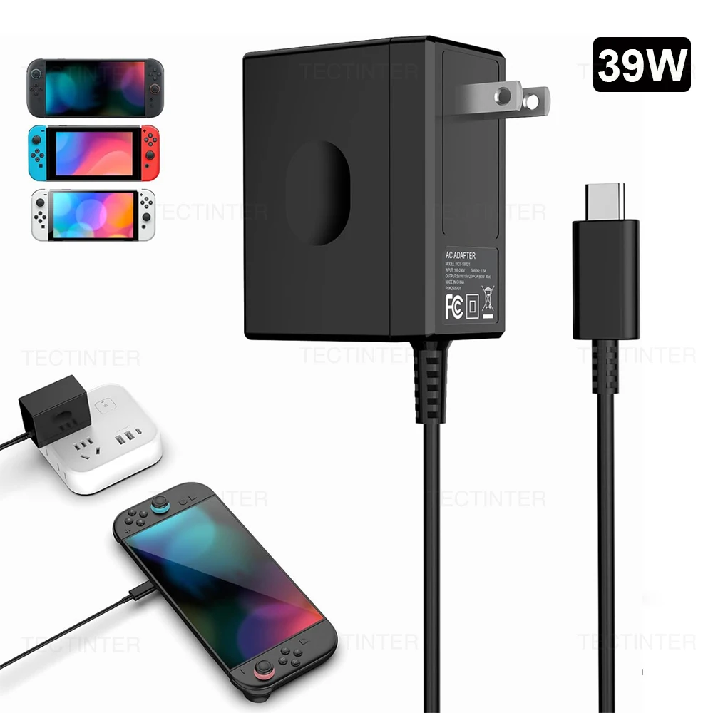 AC Adapter Fast Charger for Nintendo Switch