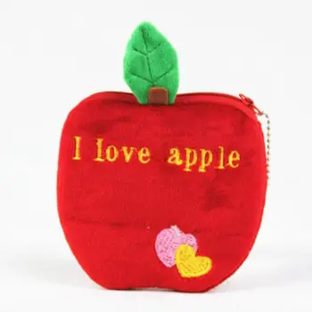 Mini Borsa da Viaggio Portamonete Cartoon Carino, Borsa per Studenti, Portamonete a Forma di Frutta, Portachiavi, Portafoglio Compatto