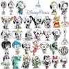 2024 Disney 925 Sterling Silver Spider Super Man Charm Bead Fit Original Pandora DIY Marvel Bracelet Women's Pendant Jewelry Gif 1