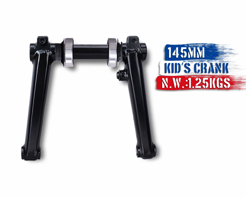 Description Picture 3 of itemFunsea Crankset BMX Big Cruiser Wheelie Stunt Bike Crank MID Bottom Bracket Kit 145mm Bike Accessories Chromoly Arms Chainring