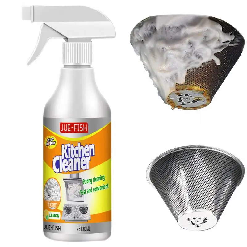 Powerful Heavy Oil Foam Cleaner Multipurpose Kitchen Grills Ovens Dirt
