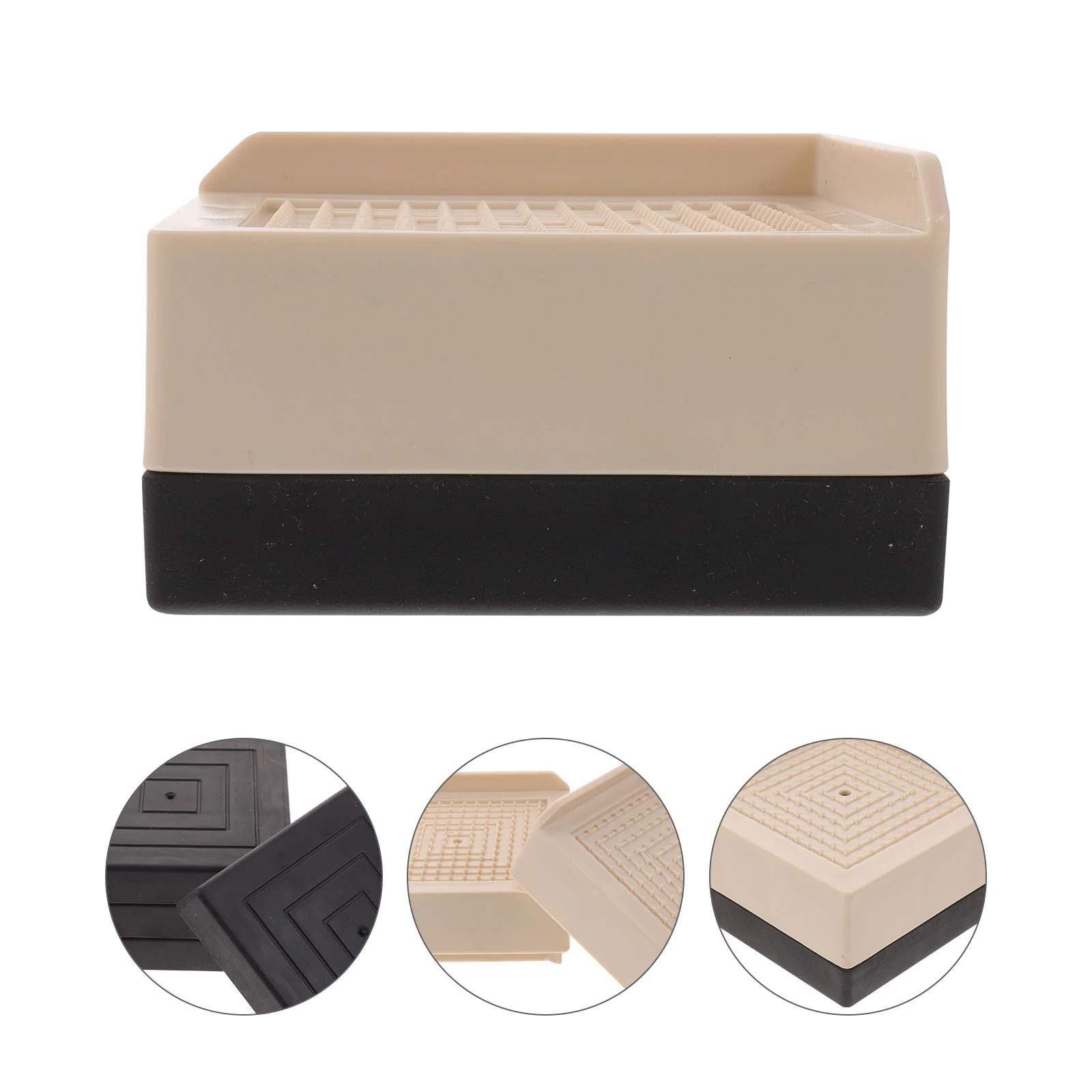 

Bed Mat Furniture Elevator Floor Sofa Lifts Furniture Elevator Couch Legs Bed Frame Riser Bedstead 8.5x8.5x5cm