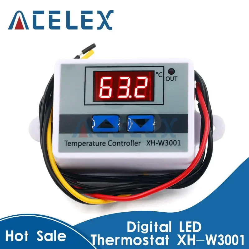 W3001 Digital Control Temperature Microcomputer Thermostat Switch Thermometer New Thermoregulator 12/24/220V digital thermometer digital temperature controller digital thermostat
