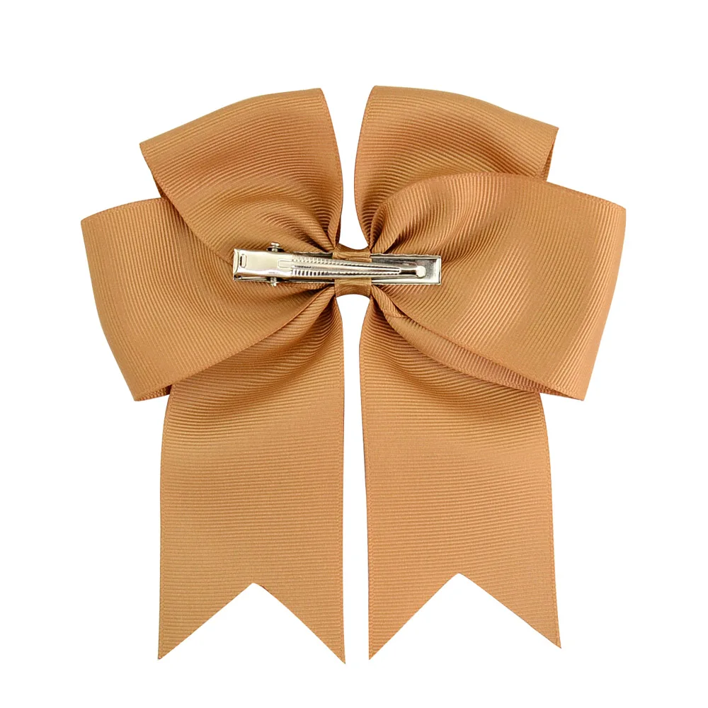 Hair accessories 6 Inches Hair Bows With Clip Kids Girls Grosgrain Ribbon Hair Clip Hairgrips Headwear Baby Accessories