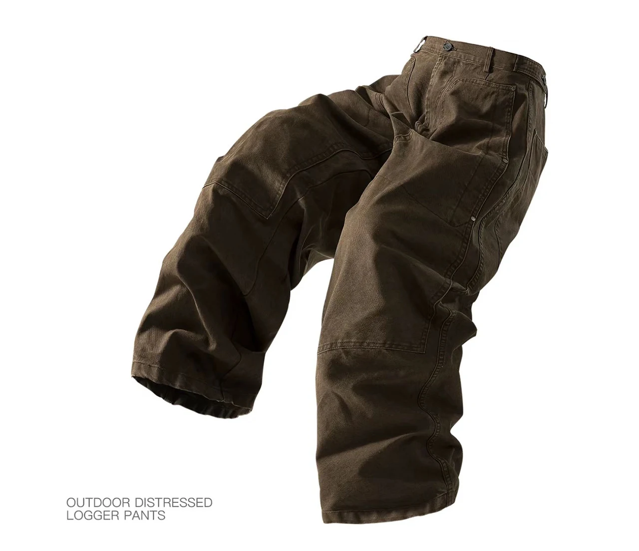 Whyworks 25aw Vintage outdoor work pants heavy duty stone washed cotton material casual