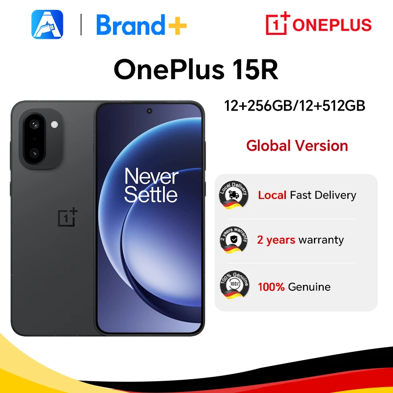 Smartfon OnePlus 15R w wersji globalnej z EU za $534.74 / ~1992zł