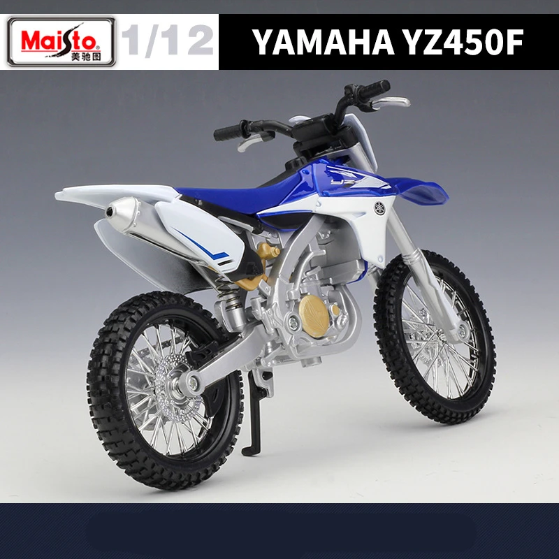 Maisto 1:12 YAMAHA YZ450F Alloy Race Motorcycle Model Simulation Diecast Cross-country Street Motorcycle Model Children Toy Gift 5