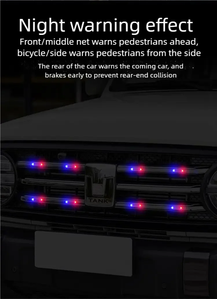 Car Mini LED Solar Power Warning Light Night Security Simulated Alarm Wireless Anti-Theft Caution Lamp Strobe Dummy Alarm Lamp - Image 4