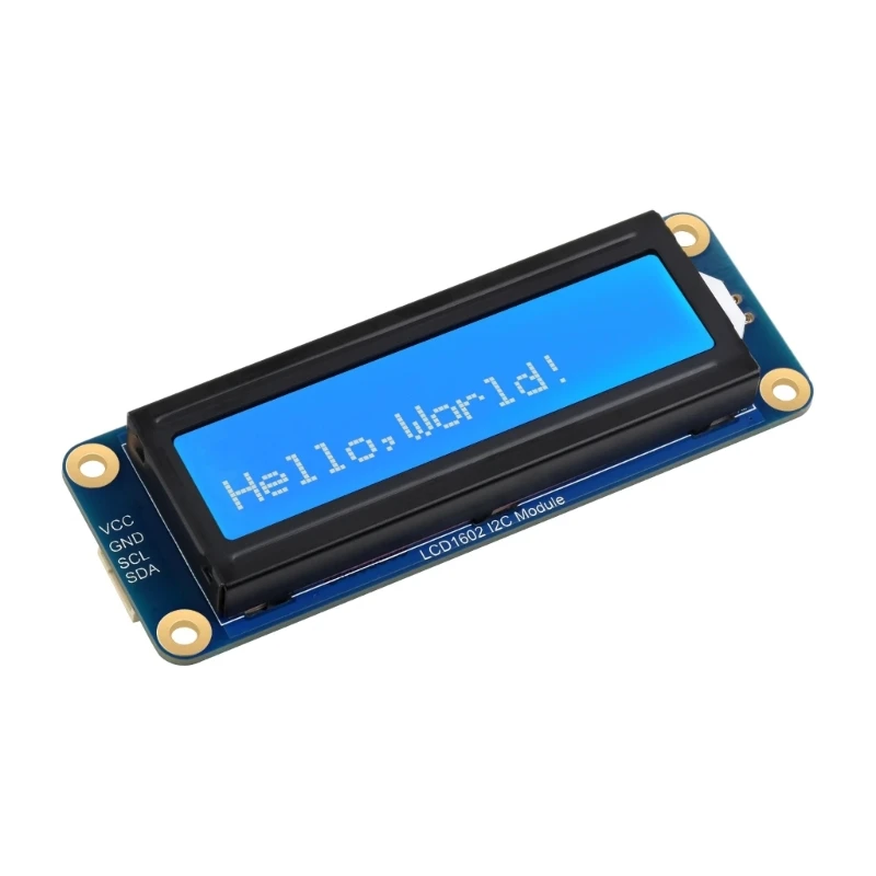 

Модуль LCD 1602 I2C, белый цвет с синим фоном, 16x2 символа, ЖК-дисплей 3,3 В/5 В, рабочее напряжение, модуль ЖК-дисплея