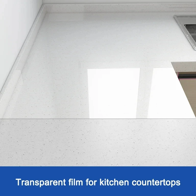 Film d'huile de cuisine transparent, autocollant mural en carreaux