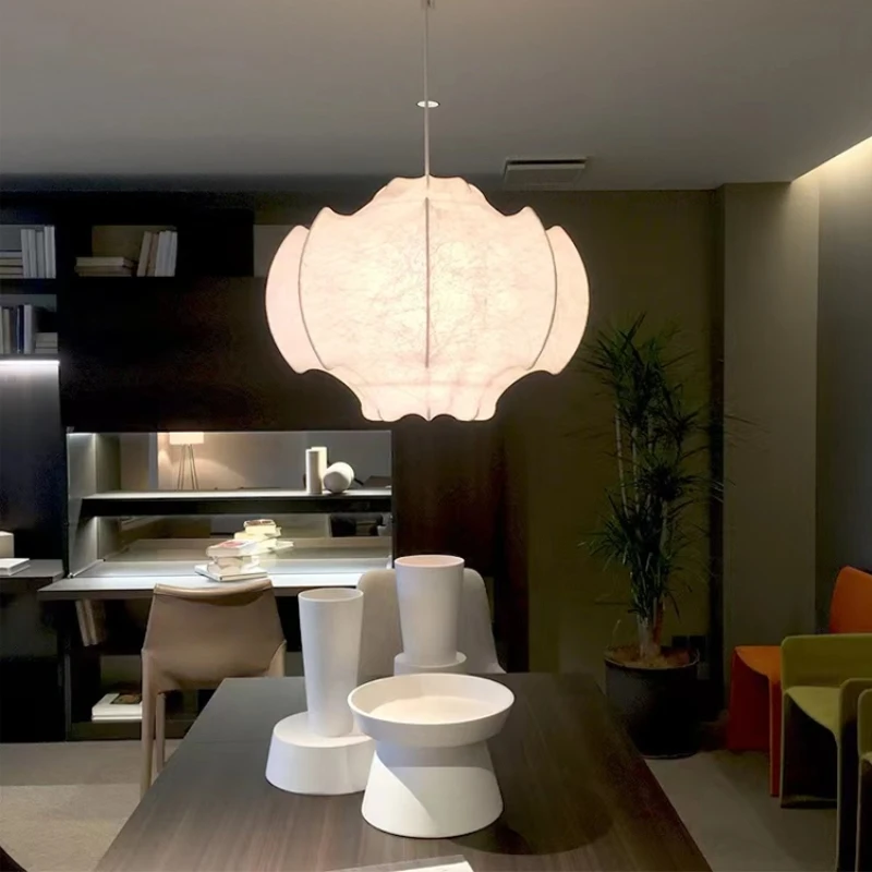Скандинавский креативный Шелковый ваби-Sabi Vento светодиодный Luzes pengte, домашняя искусственная кожа, светящаяся ручка, гостиная, столовая комната