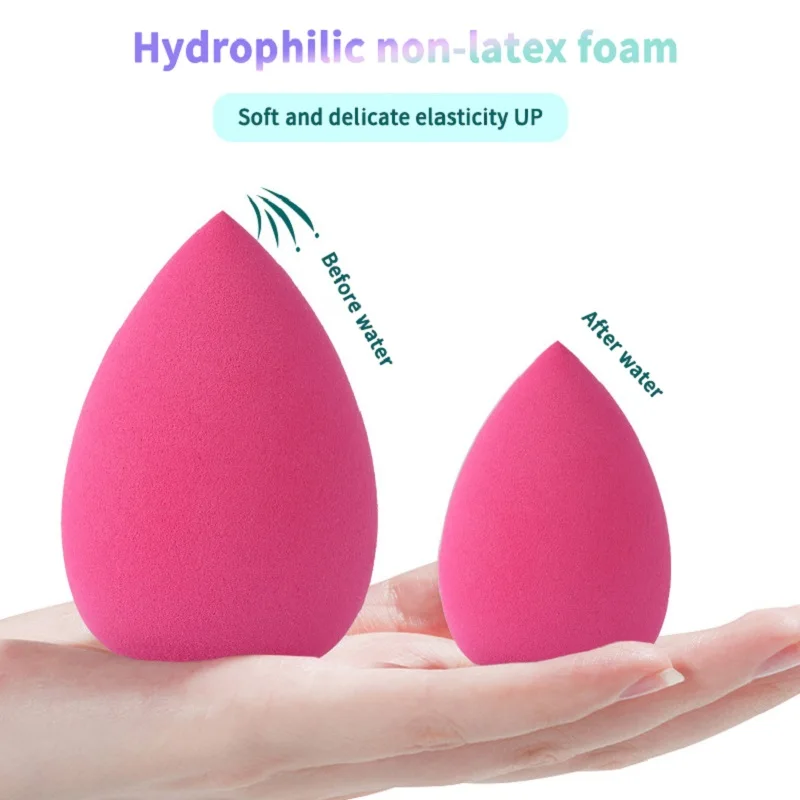 Makeup Sponge Cosmetic Puff Concealer Powder Blender Set Foundation Sponge Puff Wet Become Bigger Cosmetic Tool Make up Sponge 3