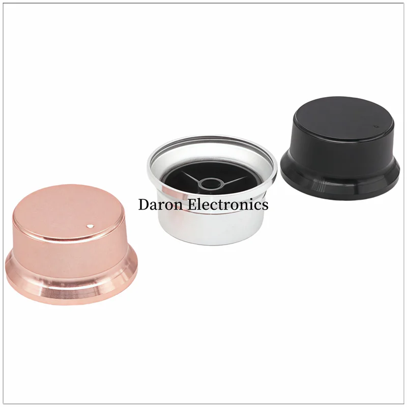 Aluminum cap knob 40*20 Instrumentation audio equipment rotary adjustment cap plum shaft half-shaft 6mm Potentiometer knob