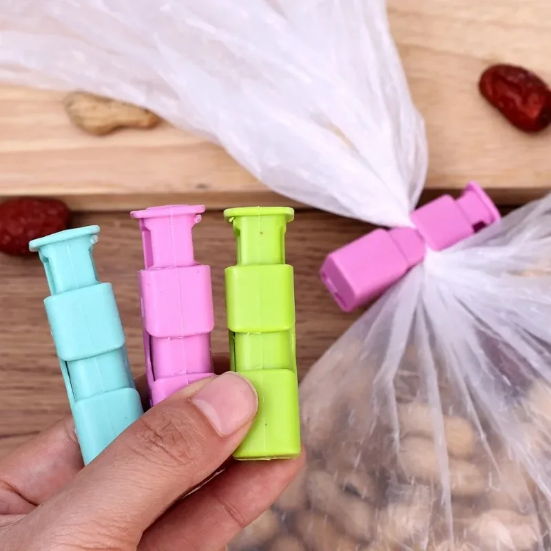 24/1PCS Food Sealing Clips Reusable Bread Storage Bag Clip Pocket Sealing Clamp Snack Food Fresh-Keeping Spring Sealer Clamps sealing clips