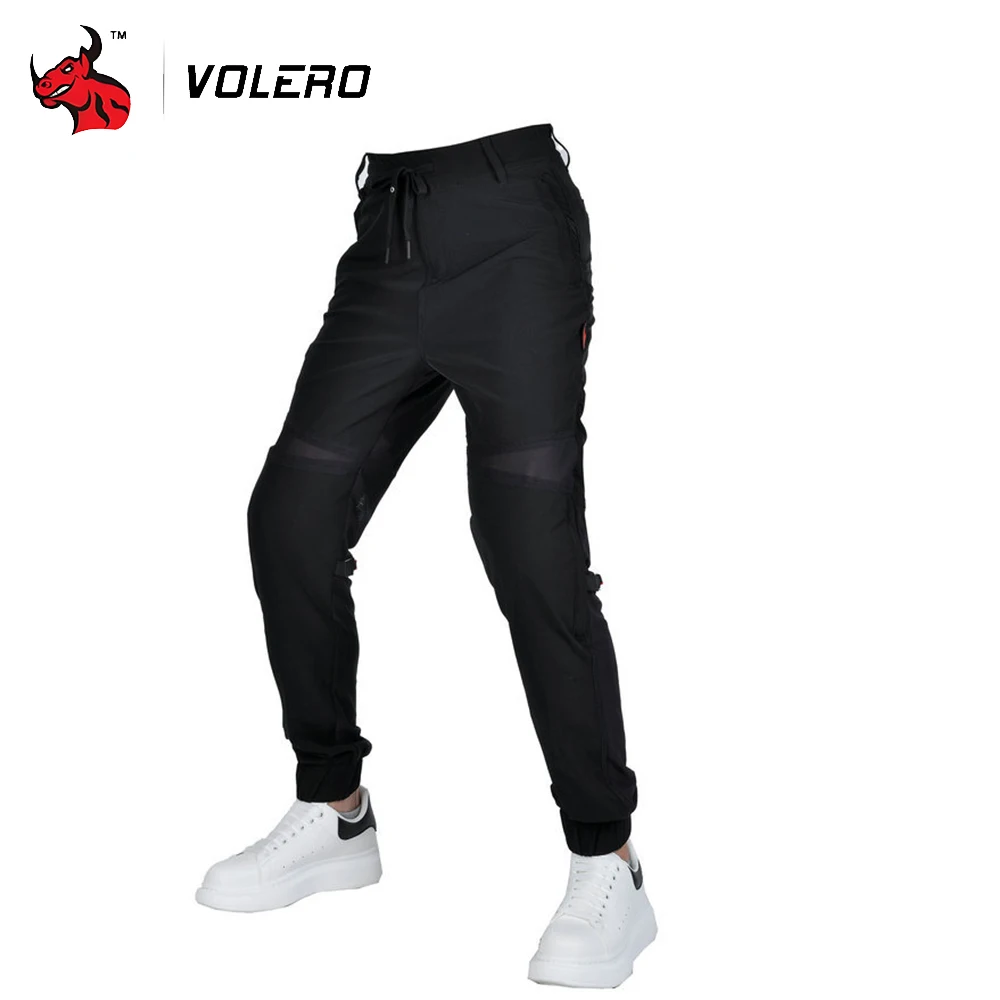 여름 오토바이 사이클링 바지 남성과 여성 통기성 방풍 따뜻하고 충격 방지 긴 바지 야외 승마 카고 바지
