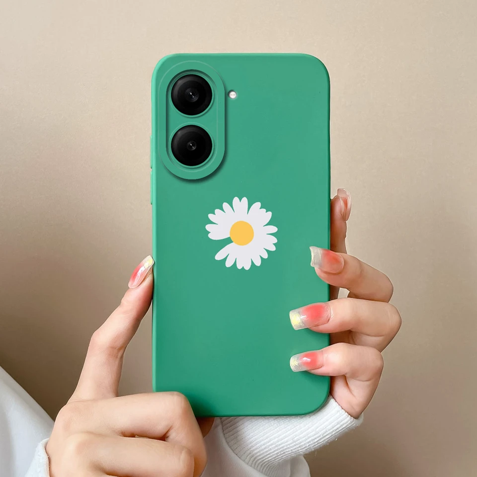 Colorful Flower Snow Mountain Anti-Fingerprint Durable Bumper Case