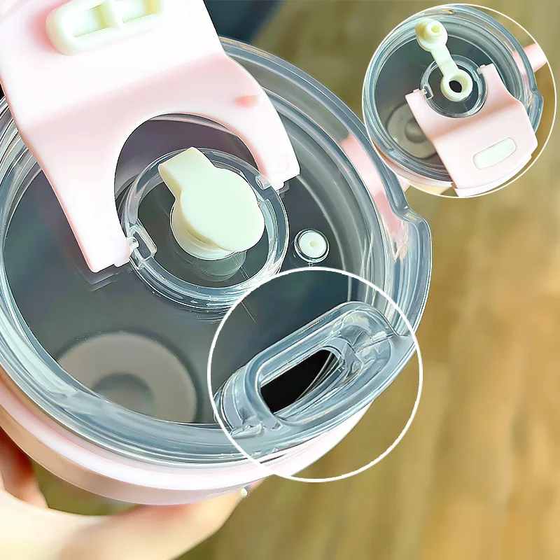 860ML Sanrio Kuromi Thermos Bottle Cute My Melody Sippy Water Cup