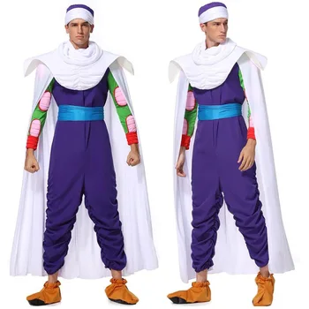 Costume Anime Piccolo Costume cosplay per feste di Halloween per uomini adulti