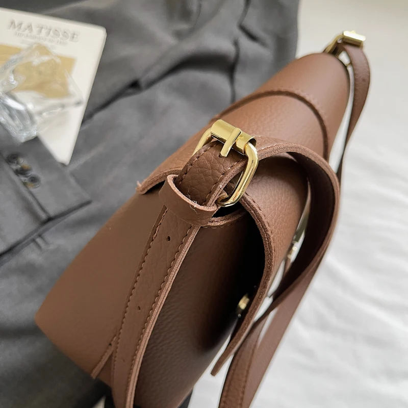 Umschlag Tasche Frauen Mode Unterarm Handtasche Solide Pu Leder Schulter Messenger Tasche Damen Elegante Achselhöhle Geldbörse Einfache Flap Bag – Detail 13