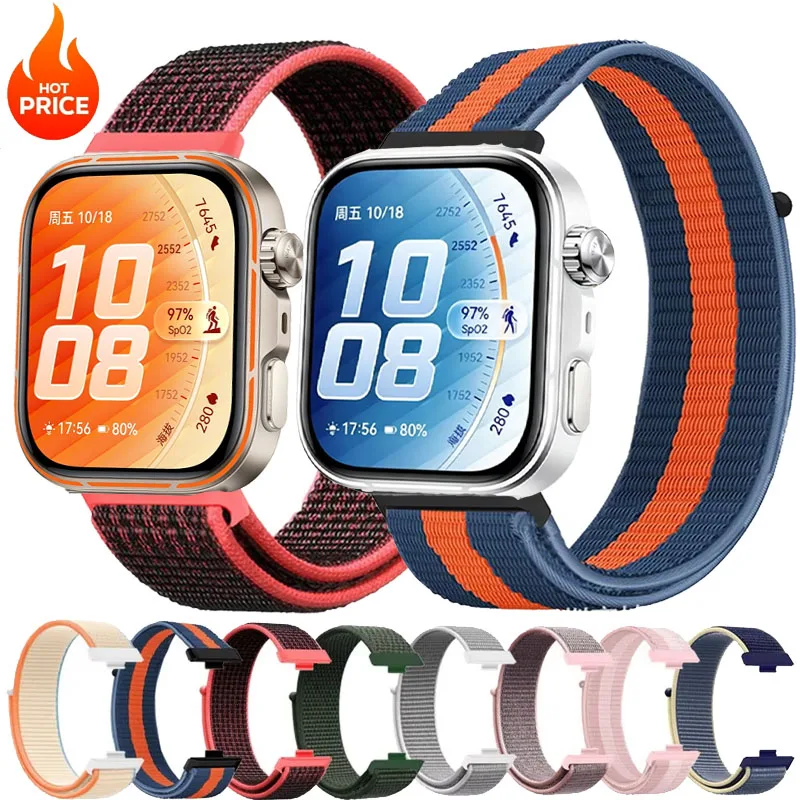 Breathable Sport Nylon Loop Bracelet Wrist Band Strap