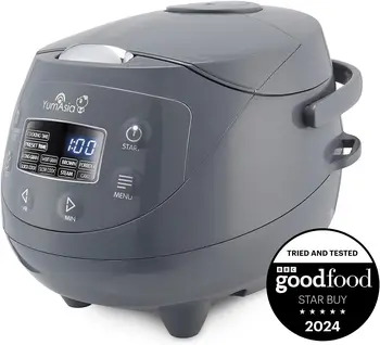Asia Panda Mini Rice Cooker With Ninja Ceramic Bowl and Advanced Fuzzy Logic (3.5 cup, 0.63 litre) 4 Rice Cooking Functions, 4 M