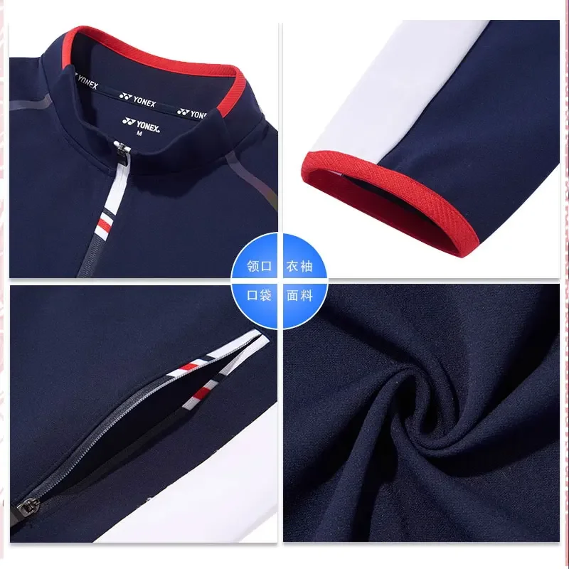 New orginal Yonex YY Badminton Men and Women Coat Sportswear YOBC3121