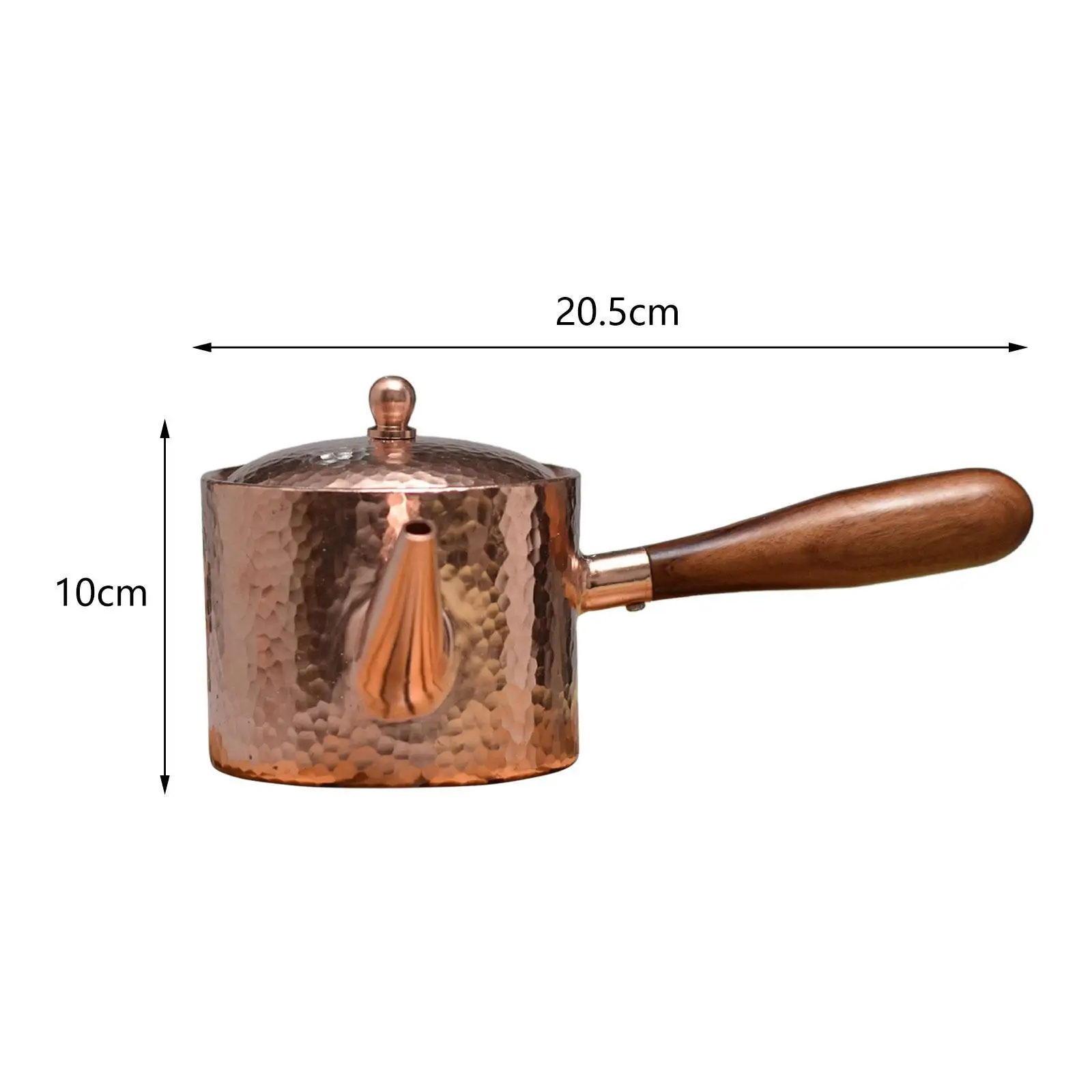 Copper Kettle 400ml Thickened Tea Kettle Milk Jug Tea Maker with Filter Teaware for Picnic Camping Tea House Restaurant Hotel Copper Kettle 400ml Thickened Tea Kettle Milk Jug Tea Maker with Filter Teaware for Picnic Camping Tea House Restaurant Hotel