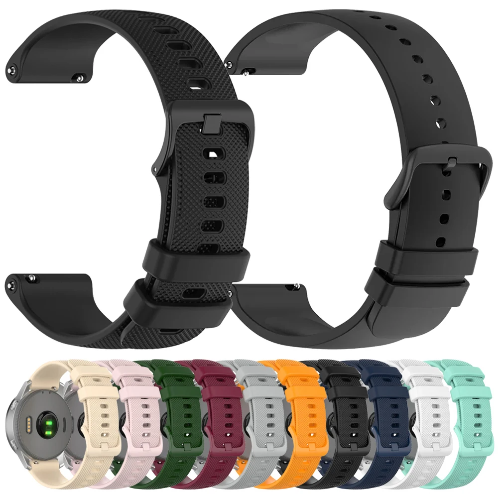Premium Sports Silicone Watch Strap, 20-22mm, Versatile Fit Bracelet