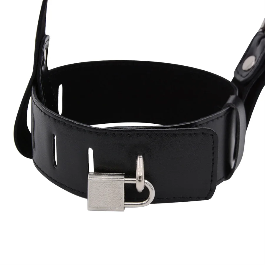 Lockable Leather Ankle Cuffs For Sex Games Restraint Accessory_voghion.com