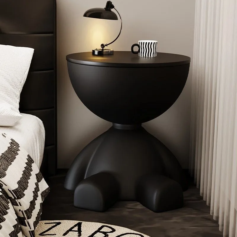 Simple corner table, movable ornaments, tea table, small living room, small table, side table, peculiar bedside table