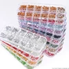 12Grids SS6-SS30 Mixed Nail Rhinestones Shiny Clear/Gold/Pink/Blue Diamond Flat-back Nail Gems Glass Stones Nails Decoration 1