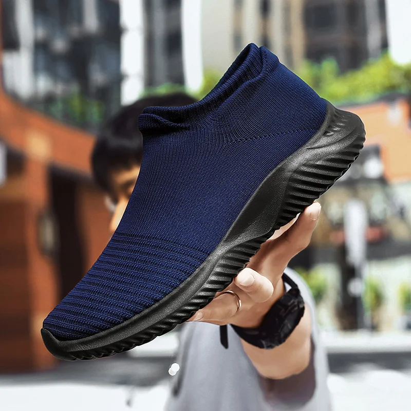 MAEDEF Shoes for Men Breathable Lightweight Outdoor Casual Sneakers High Quality Soft Walking Sneakers Male Moccasins Footwear