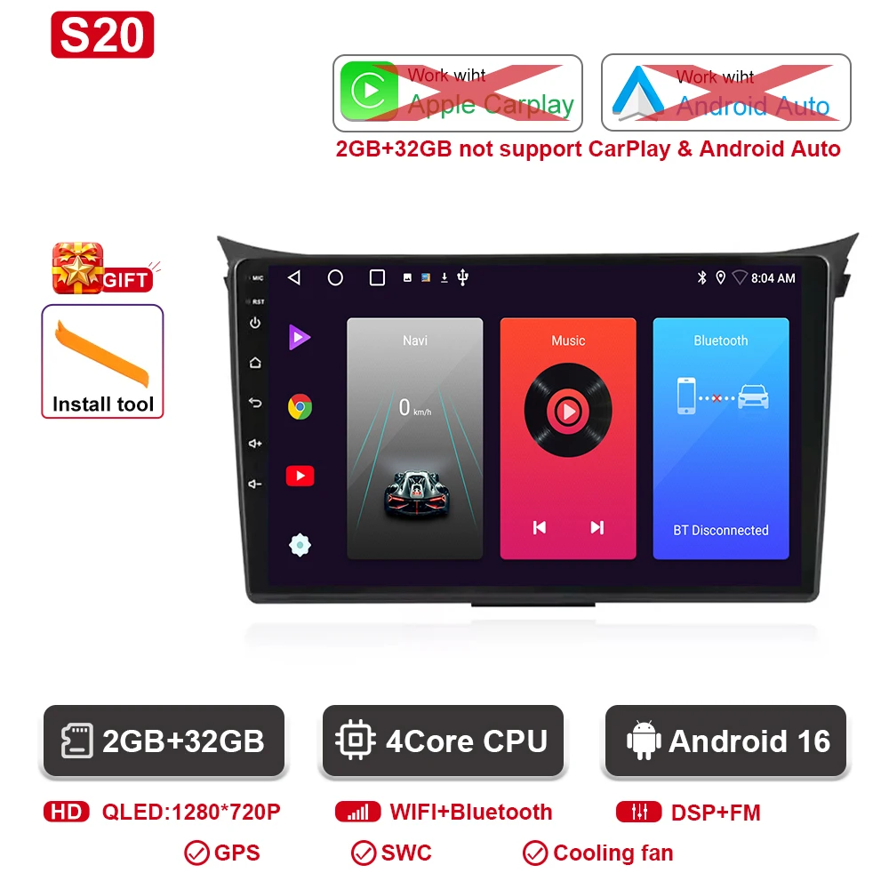 2G 32G No carplay