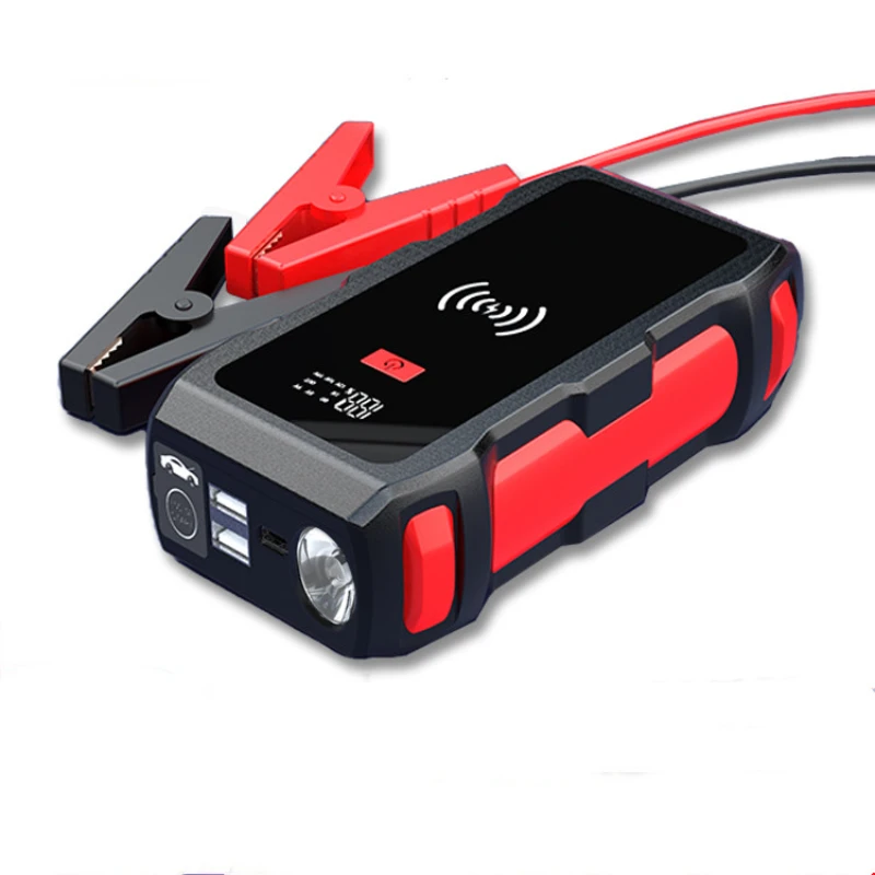 

12V multifunctional car lithium battery emergency power supply Mobile wireless charger 12000mAh Car start emergency power supply