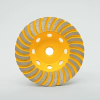 M14 turbo diamond cup wheel grinding disc corrugated grinding wheel suitable for granite, concrete and other stone materials