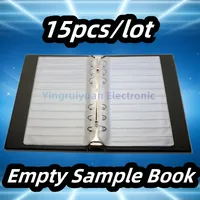 15pcs/lot Resistor Capacitor Inductor IC SMD SMT Components Sample Book Empty page For 0402/0603/0805/1206 Electronic Component