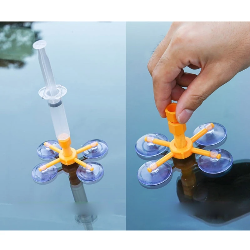 Car Windshield Automotive Glass Nano Repair Fluid Glass Corrector Scratch Chip Cracks Repair Kit for Fixing Chips Crack