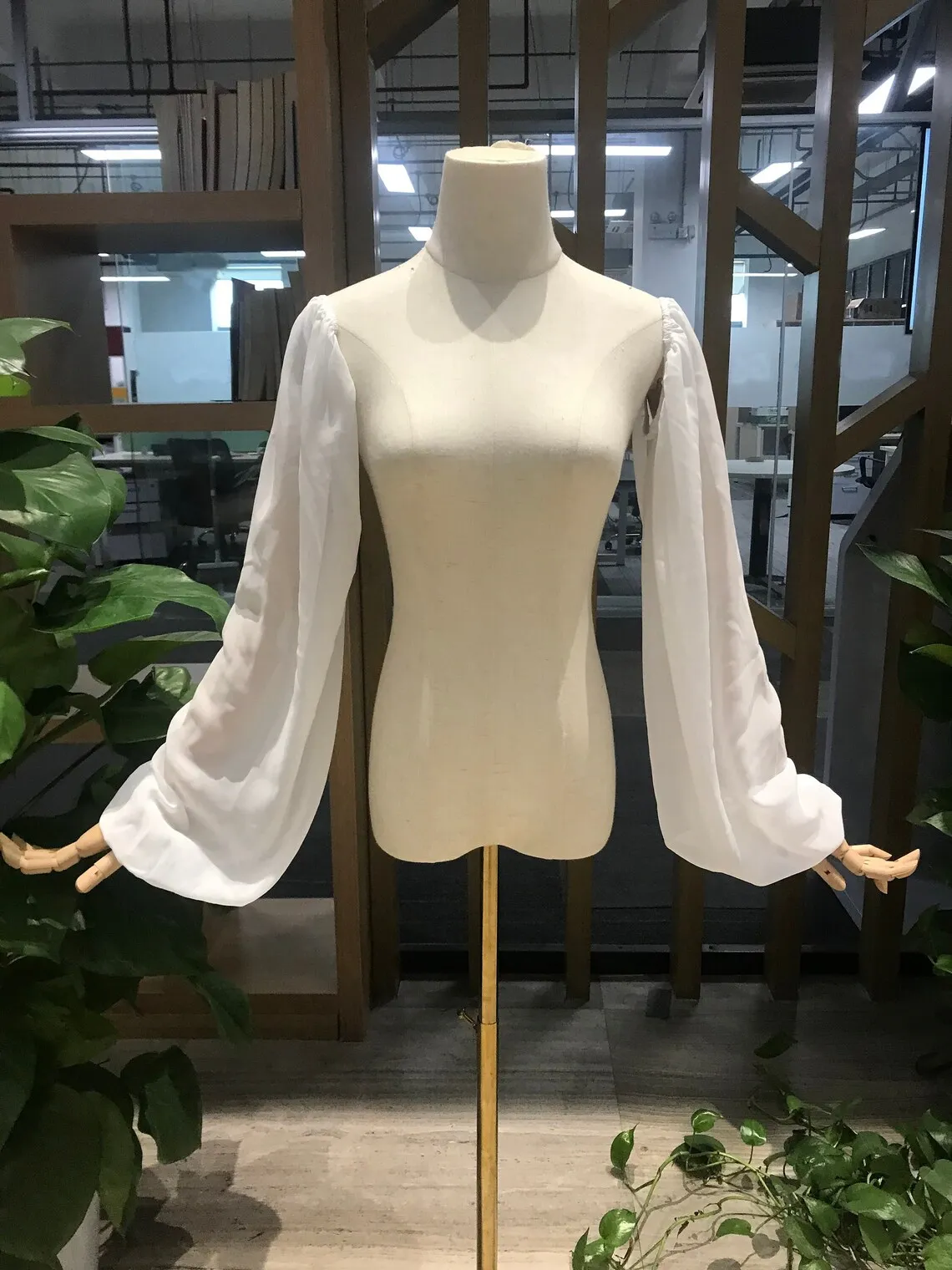 Wedding dress gloves wedding sleeve accessories chiffon long sleeves bride removable sleeves elastic band gloves