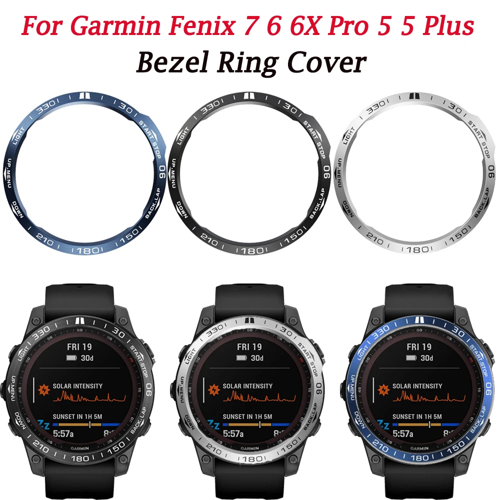 Bezel Ring Garmin Fenix 6x Case Zenia For Garmin Fenix 6X Pro