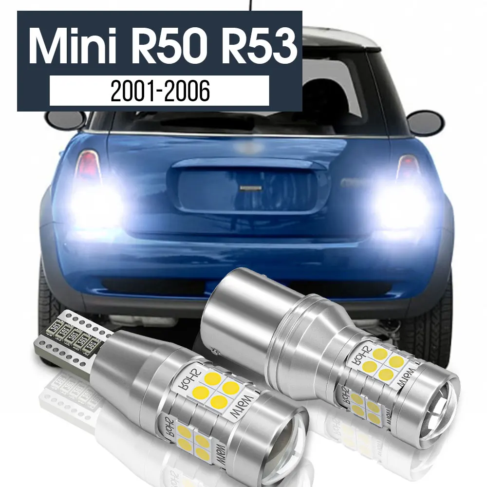 

2pcs LED Backup Light Reverse Lamp Blub Canbus Accessories For Mini Cooper R50 R53 2001 2002 2003 2004 2005 2006