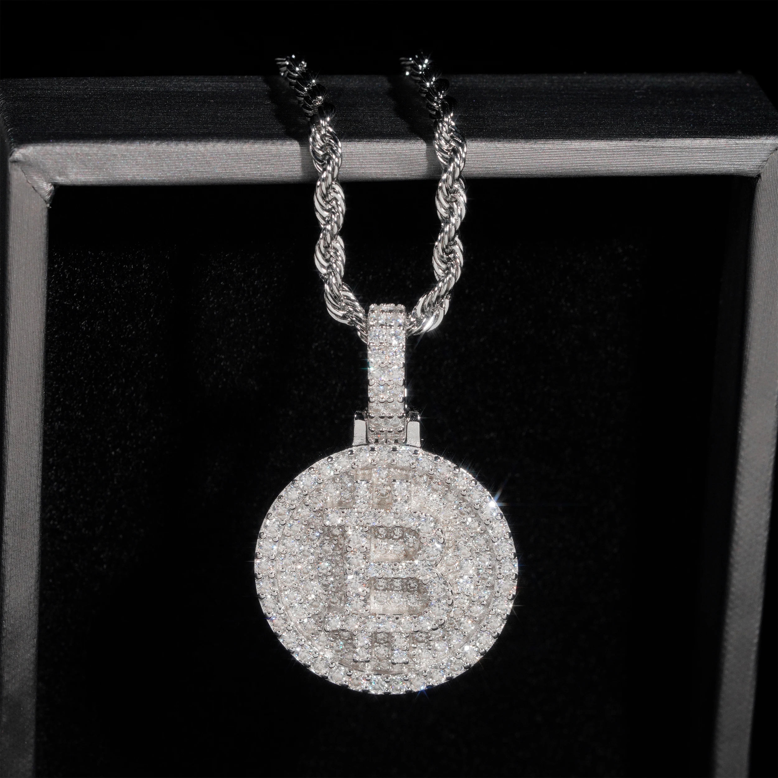 Hip Hop Iced Moissanite Bitcoin Pendant: The Real Story Behind the Bitcoin  Diamond Chain Trend