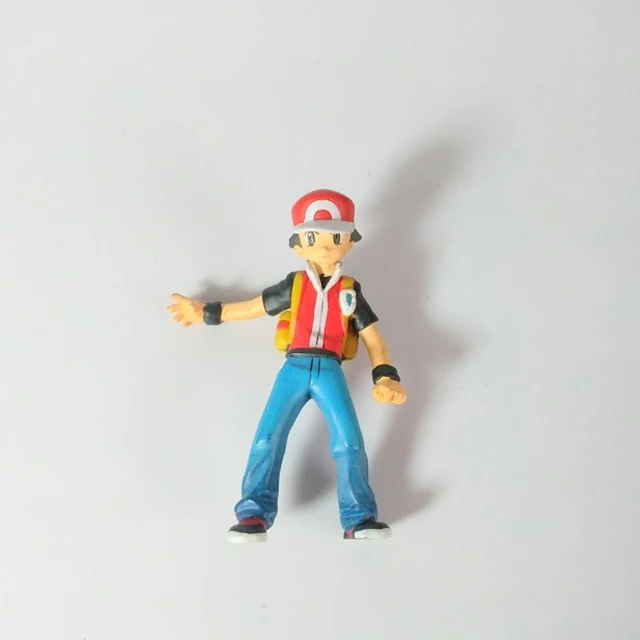 10cm Anime Pokemon Ash Ketchum Gary Oak Red & Green 612 Pvc Action Figures  Game Statue Collectible Model Kids Toys Doll Gifts - Action Figures -  AliExpress