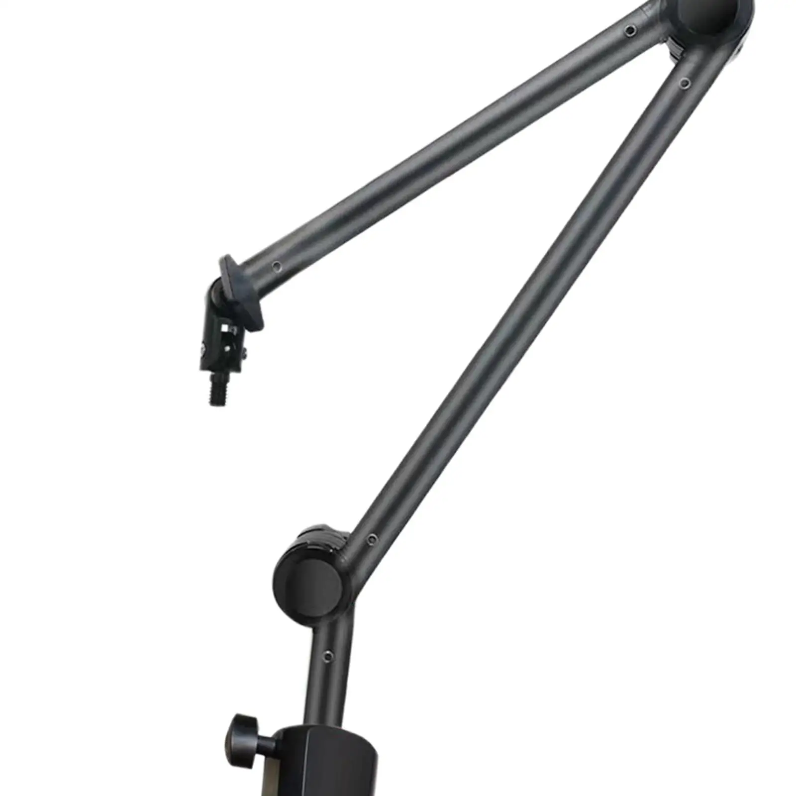 3/85/8 나사산으로 조절 가능한 마이크 암, 헤비 듀티 붐 암 마이크 스탠드 (라디오, 비디오, 게임, 팟캐스트, 스튜디오용)