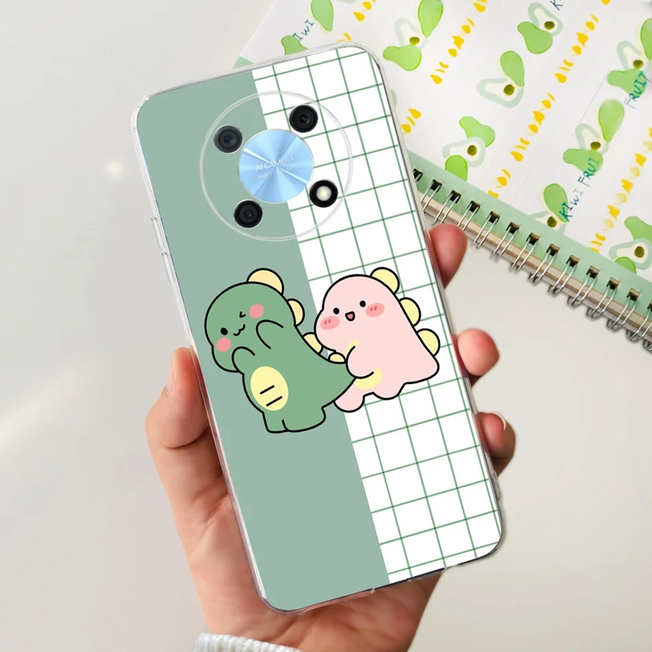 Elegant Printing Soft Silicone Clear TPU Slim Phone Case