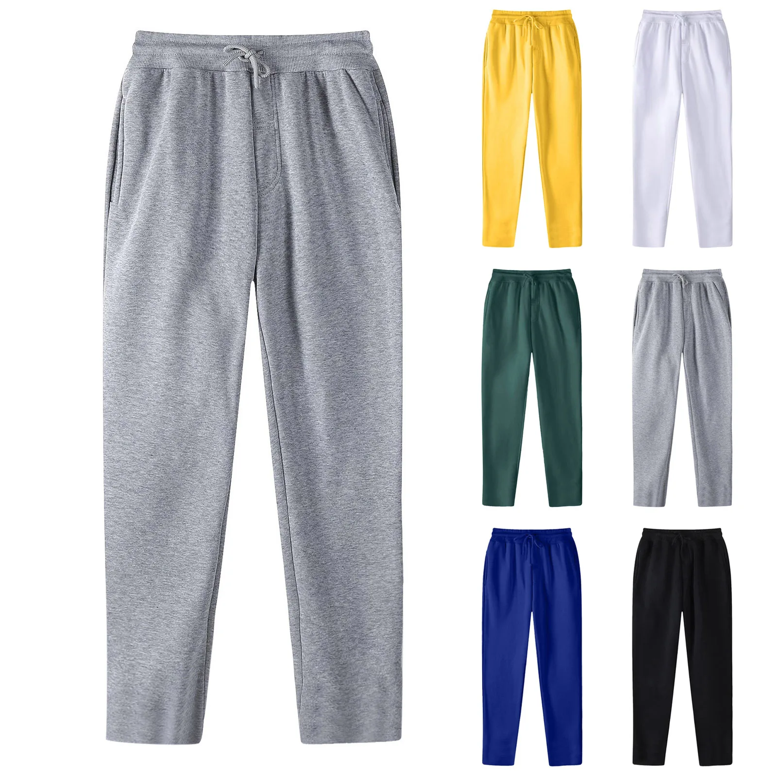 

Women’S Classic Solid Color Jogging Pants Sports Pants Joggers Running Trousers Wide Leg Sweatpants High Waisted Pantalones