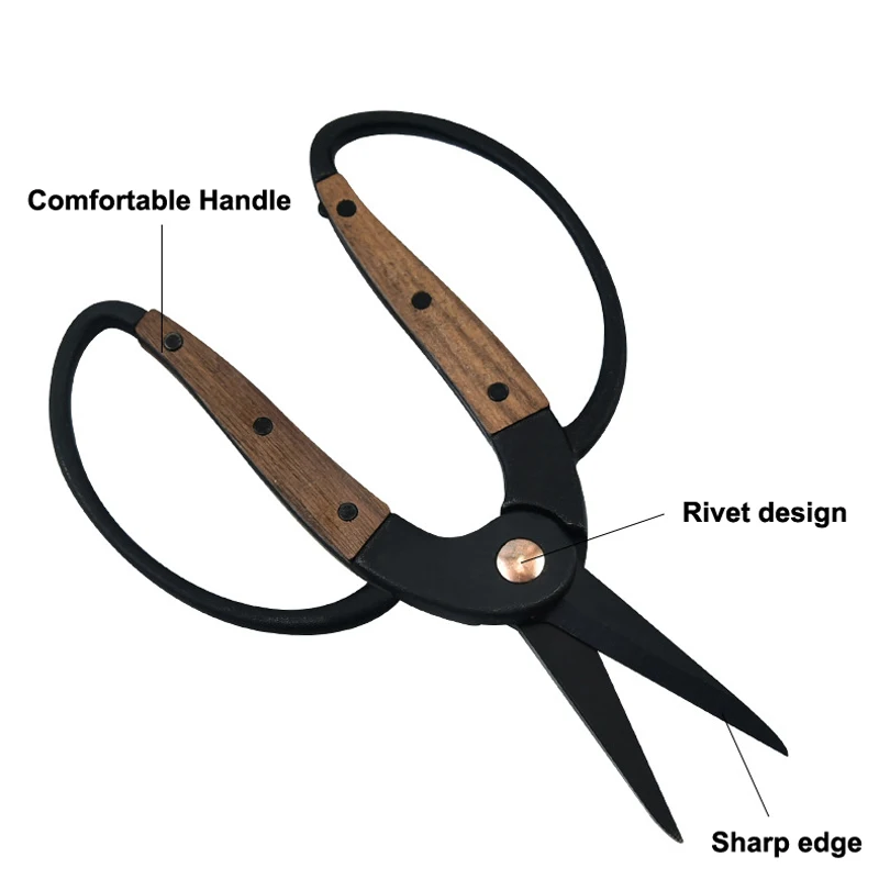 professional grade 170/210mm root pruning scissors 3cr13 stainless Steel bonsai tools for Garden Leaf Flowers household trimmer