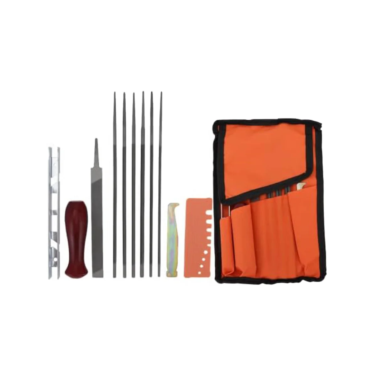 

Пилка для бензопилы, справочная деталь цепной пилы, круглый напильник для бензопилы, глубиномер, Быстрая проверка