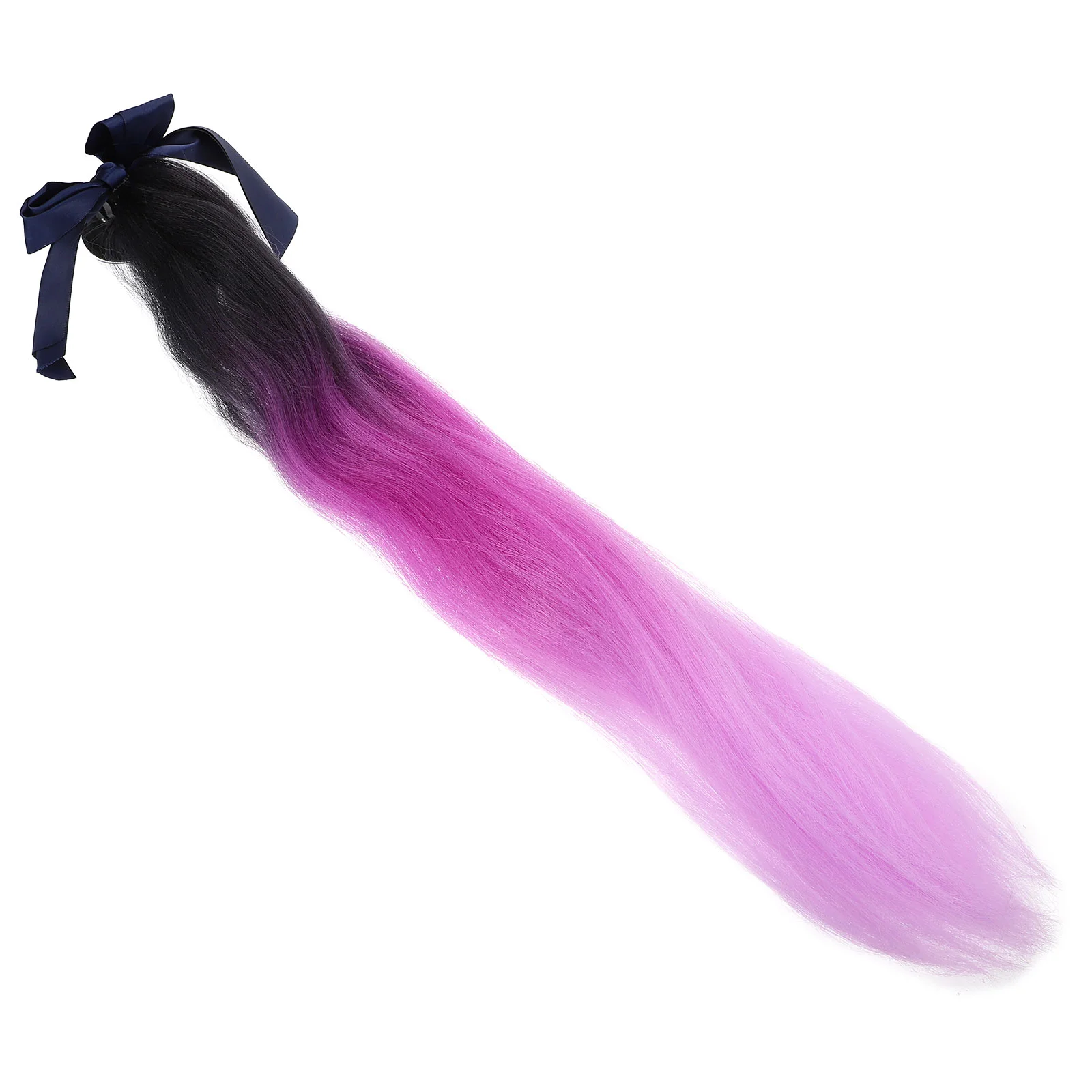 

Women's Motorcycle Accessoriess Horse Tail Adornment Supply Replaceable Motorcycle Ponytail Portable Hair High Temperature Wire