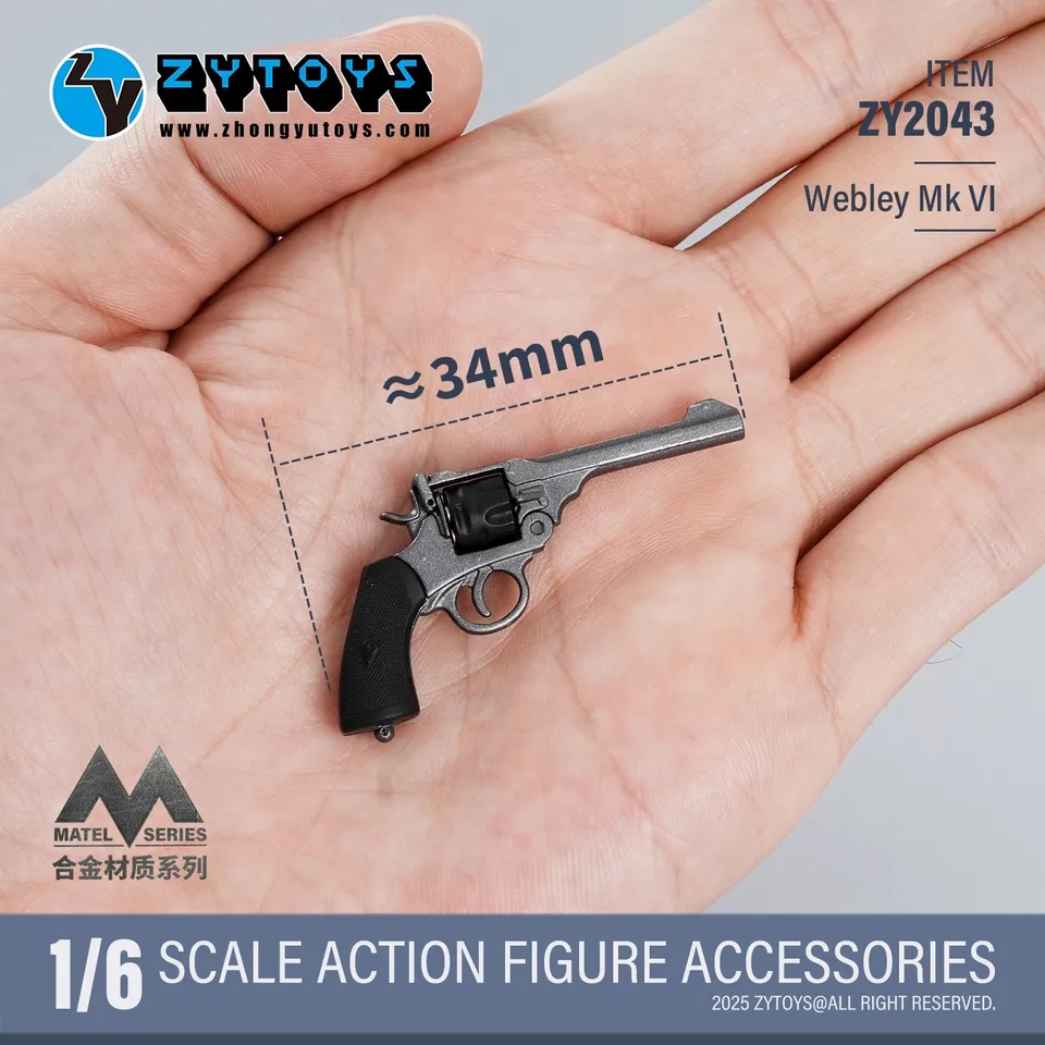 ZYTOYS ZY2041 ZY2042 ZY2043 1/6 Soldier M9 M1911 Webley Mk Pistol